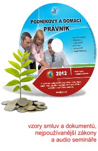 Logo Podnikov� a dom�c� pr�vn�k 2012 - CD s n�pisem vzory smluv a dokument�, nejpou��van�j�� z�kony