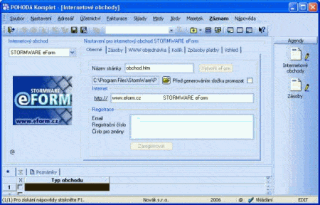 N�hled modulu eFORM