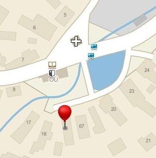 Kliknutím na obrázek si zobrazíte detailní mapu na serveru Mapy.cz. Odkaz se otevírá v novém okně. Zmenšená mapa Ježov s odkazem na provozovnu BlahaSoft